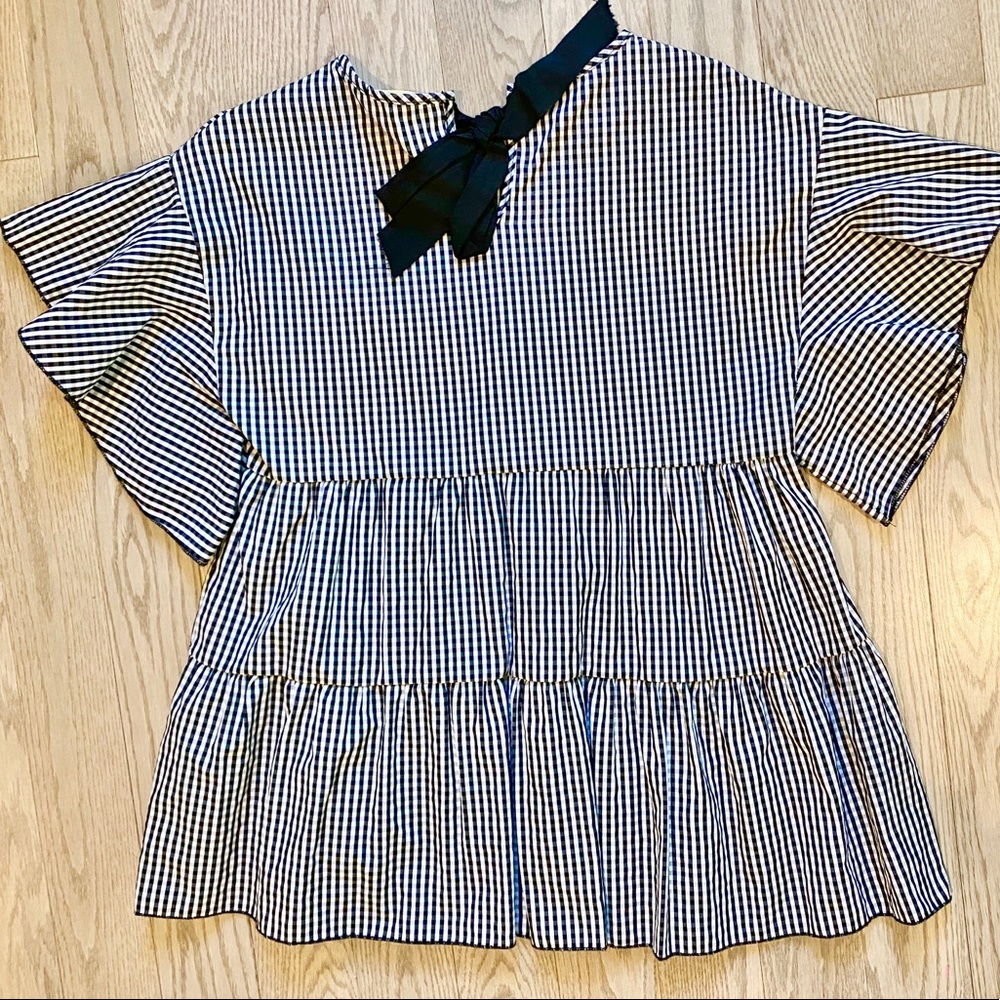 Gingham Ruffle Top - image 2